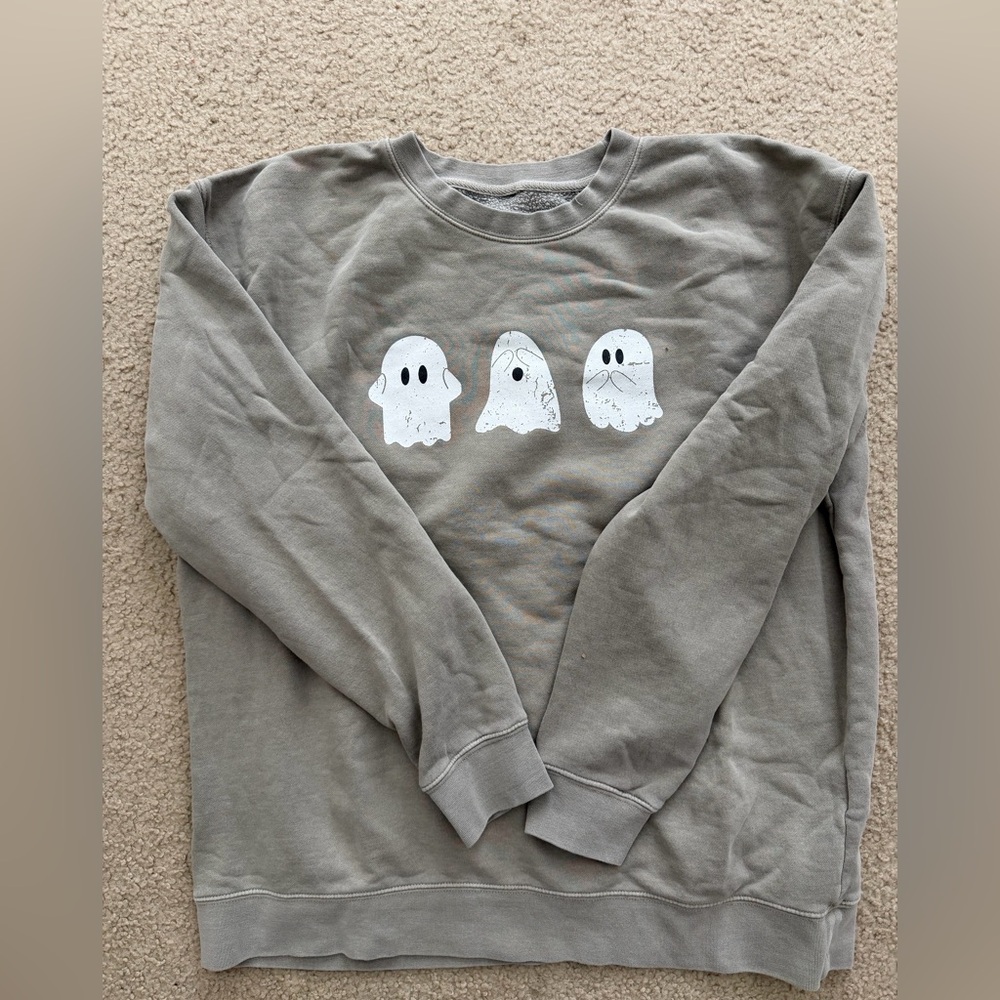 GUC living life fully ghost sweatshirt XL see no evil hear no evil speak no evil
